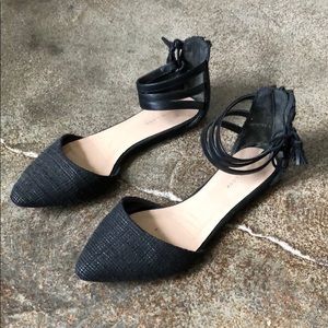 ASOS Black Flats Size 8